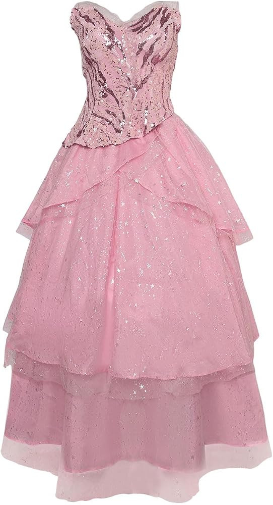Glinda Dress Glinda Cosplay Costume Adult Women Halloween Carnival Party Cosplay Glinda Costume O... | Amazon (US)