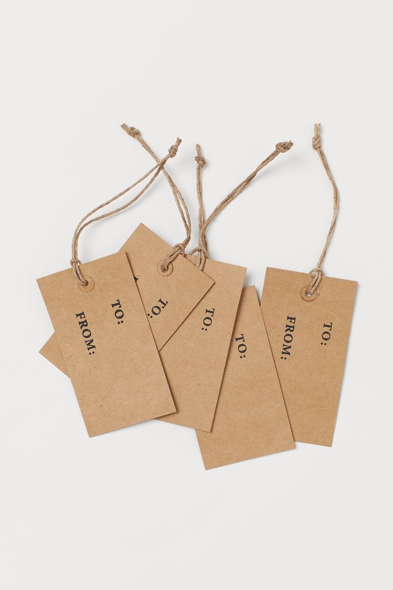 5-pack Gift Tags | H&M (US + CA)