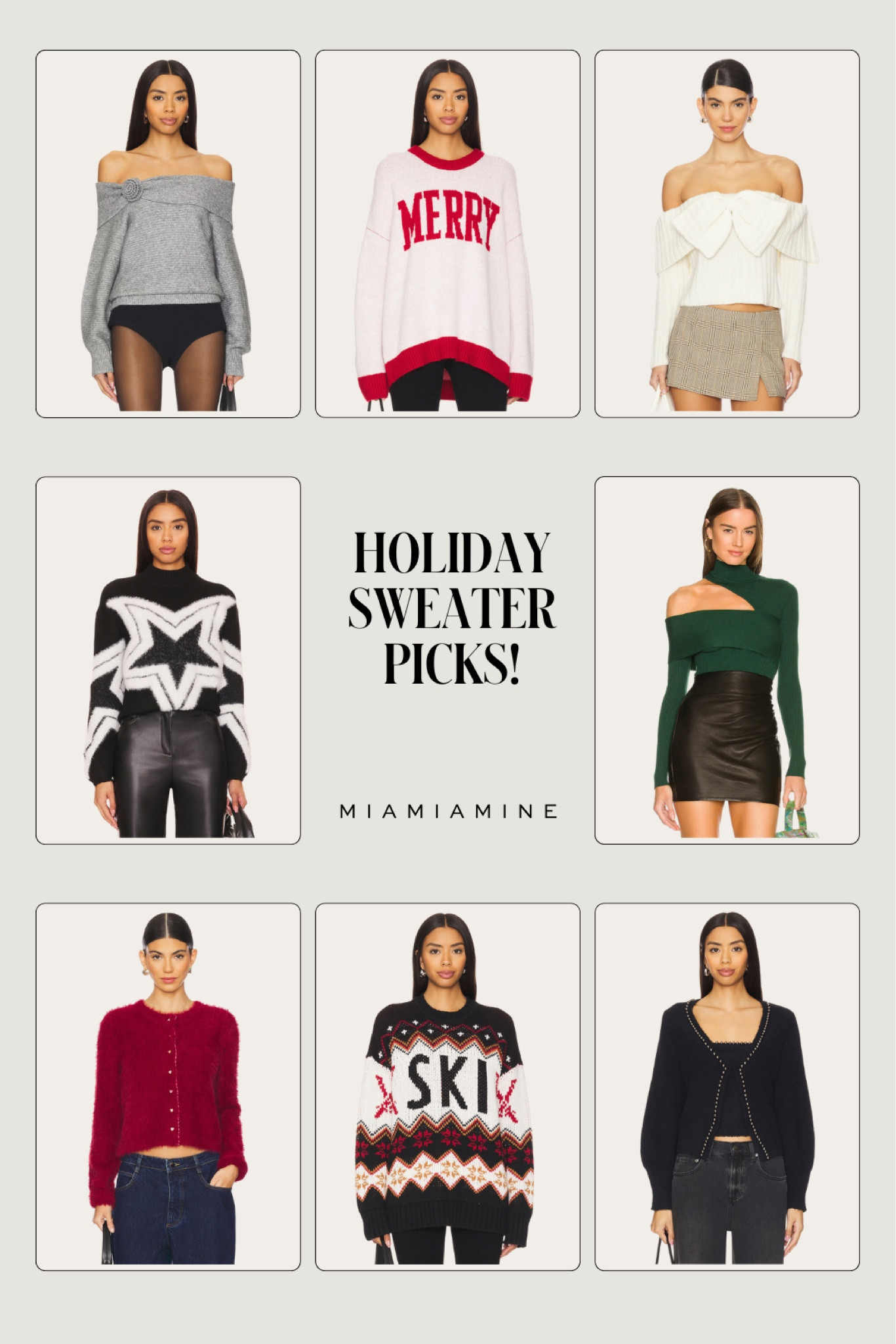 Christmas sweaters from revolve
Festive holiday sweaters 

#LTKHoliday #LTKStyleTip #LTKFindsUnder100