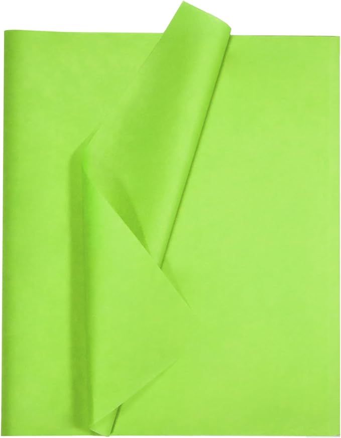 Undemouc Green Tissue Paper 100 Sheets Tissue Paper Bulk for Gift Bags 20x14 Inches Wrapping Tiss... | Amazon (US)