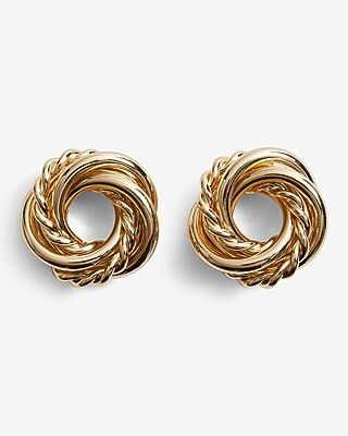 Twisted Knot Stud Earrings | Express