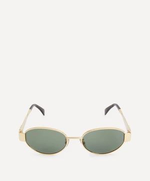 Triomphe Oval Sunglasses | Liberty London (UK)