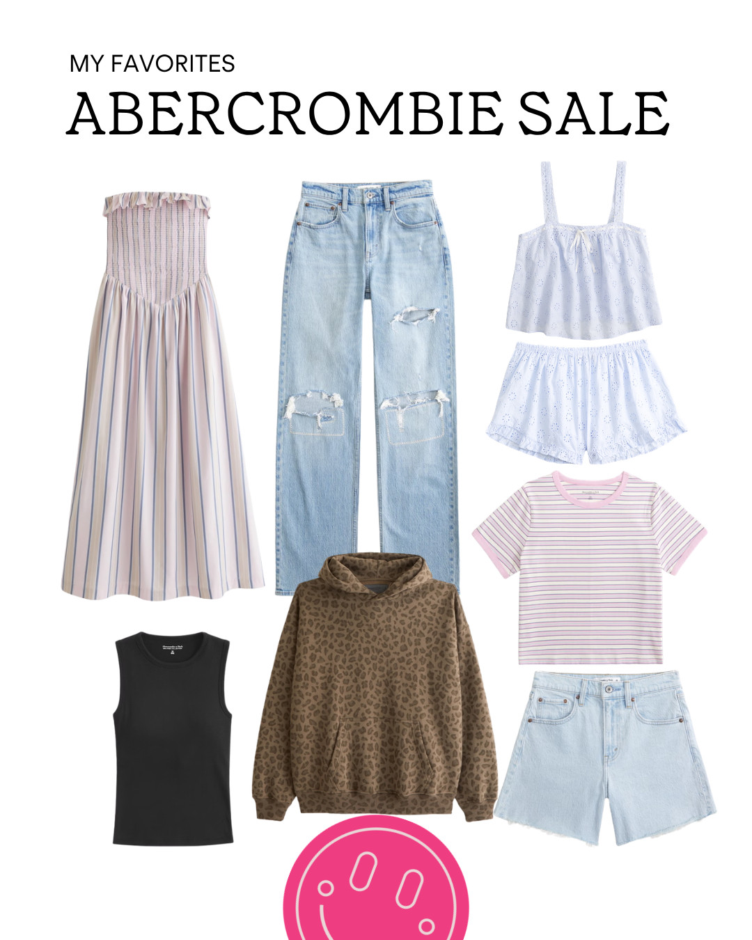 Abercrombie favorites on sale for 20-40% off + an extra 15% off with stackable code AFSUMMER 

 #LTKootd #LTKSeasonal #LTKSaleAlert