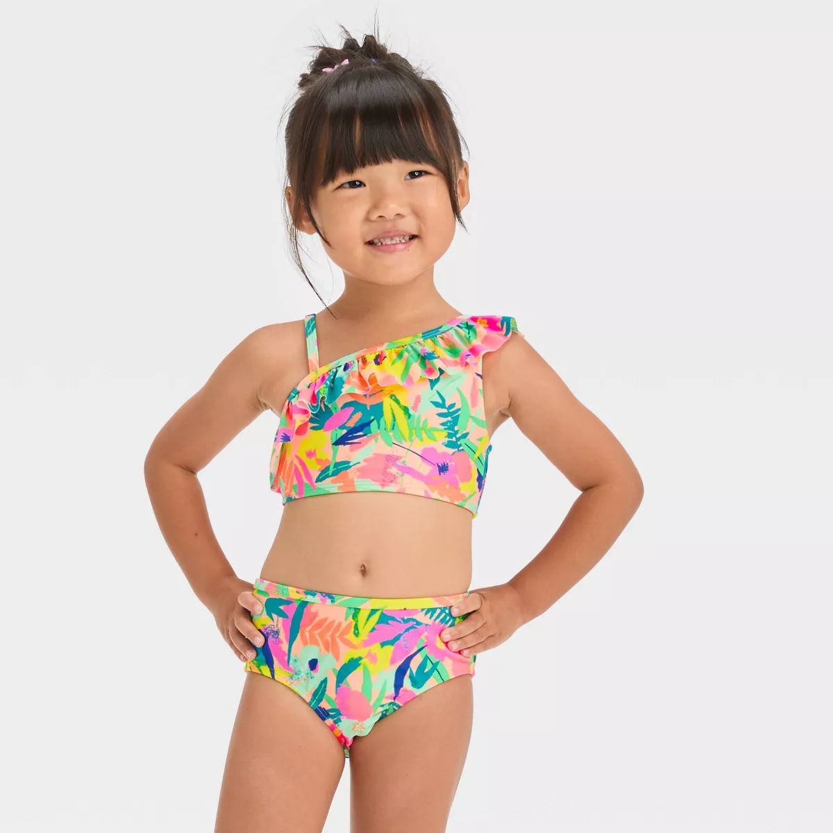 Toddler Girls' Ruffle Bikini Set - Cat & Jack™ | Target