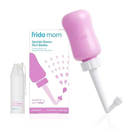 Frida Mom Upside Down Peri Bottle for Postpartum Care, Portable Bidet Perineal Cleansing and Reco... | Amazon (US)