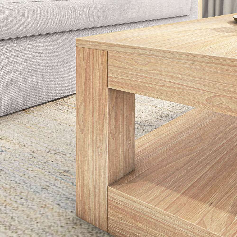 Modern Coffee Table with Shelf - 48 | Plank+Beam