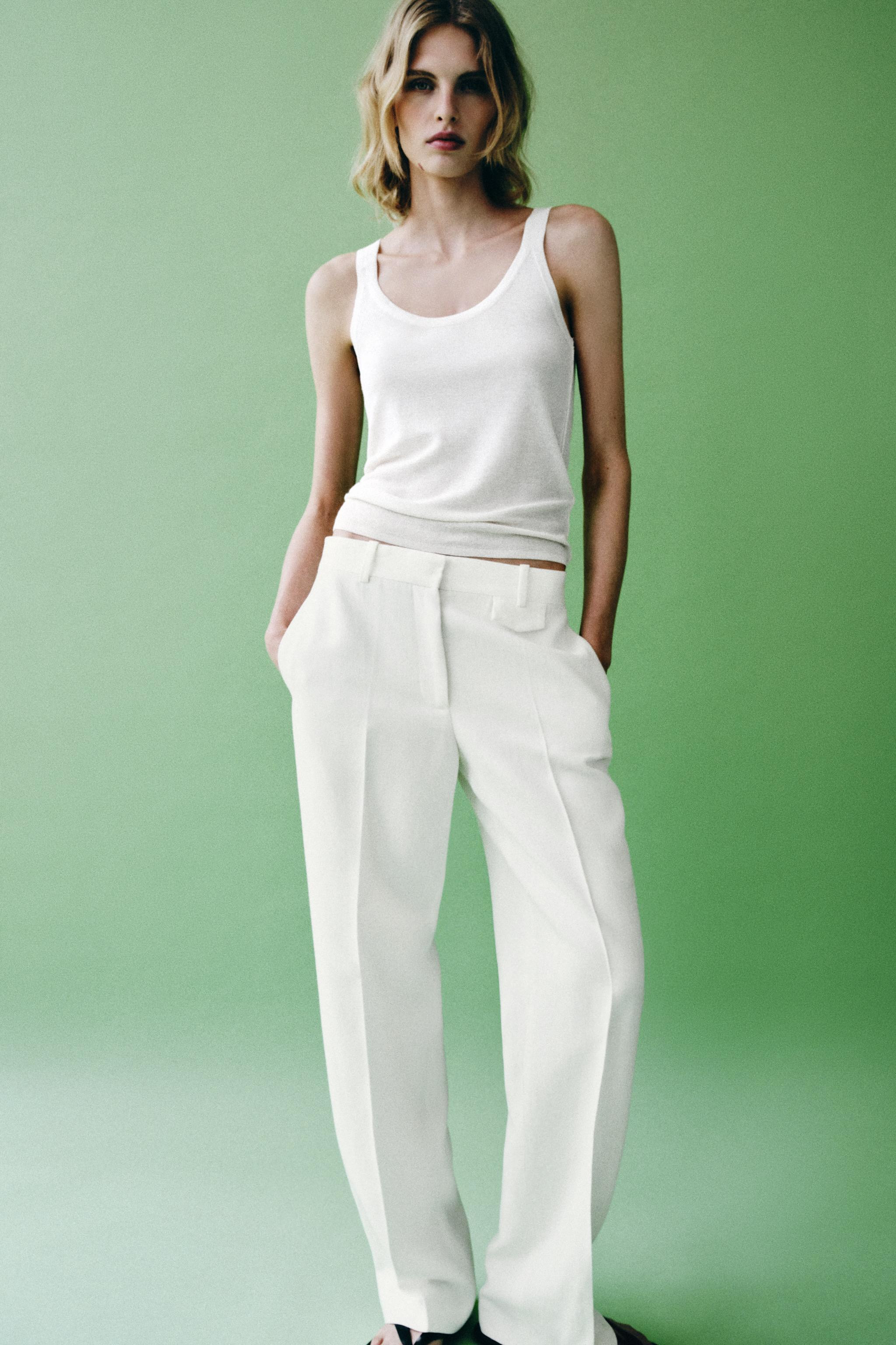 ZW COLLECTION STRAIGHT TROUSERS | Zara UK