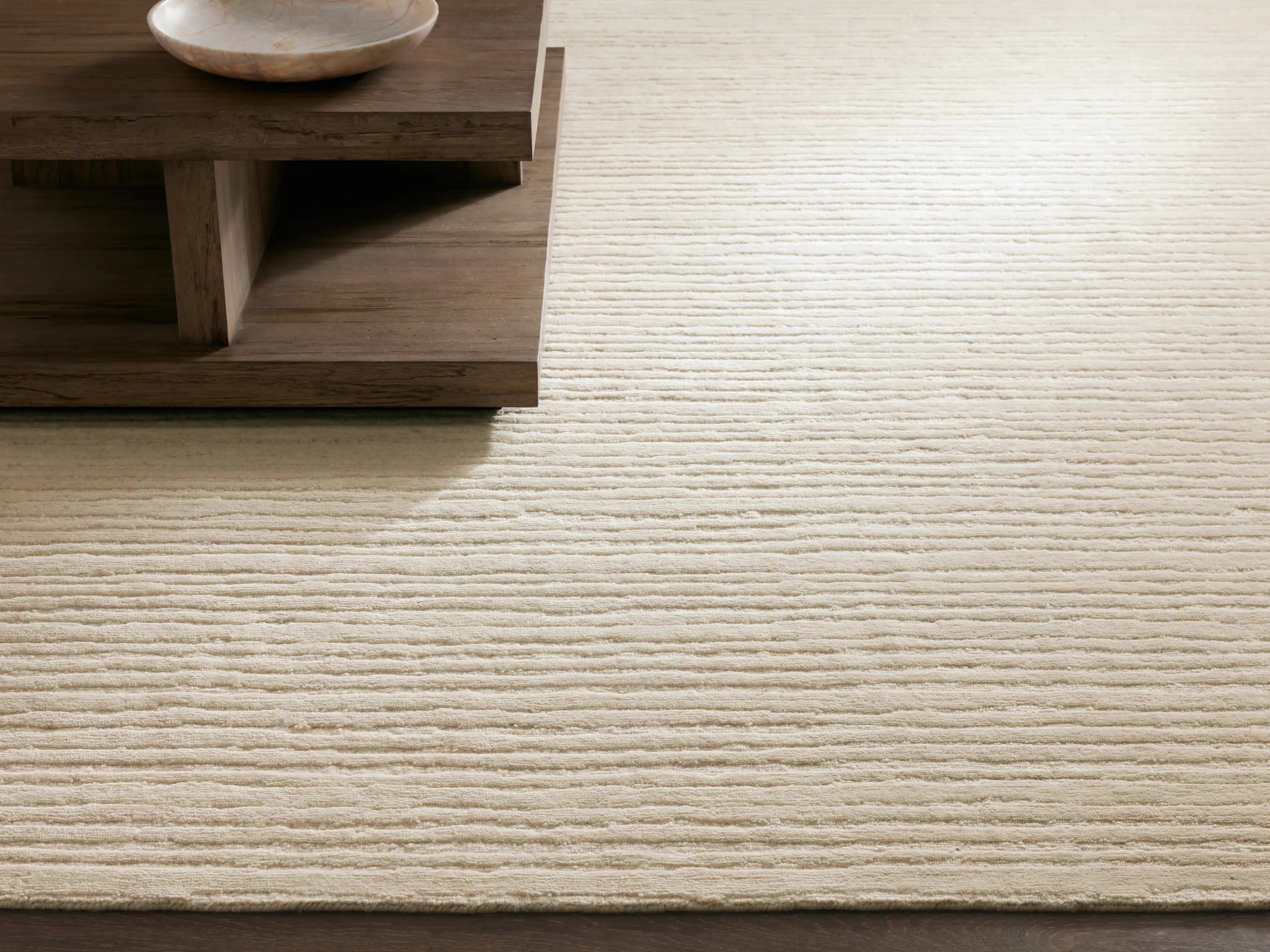 Nova Hand-Knotted Rug in Ivory | Arhaus