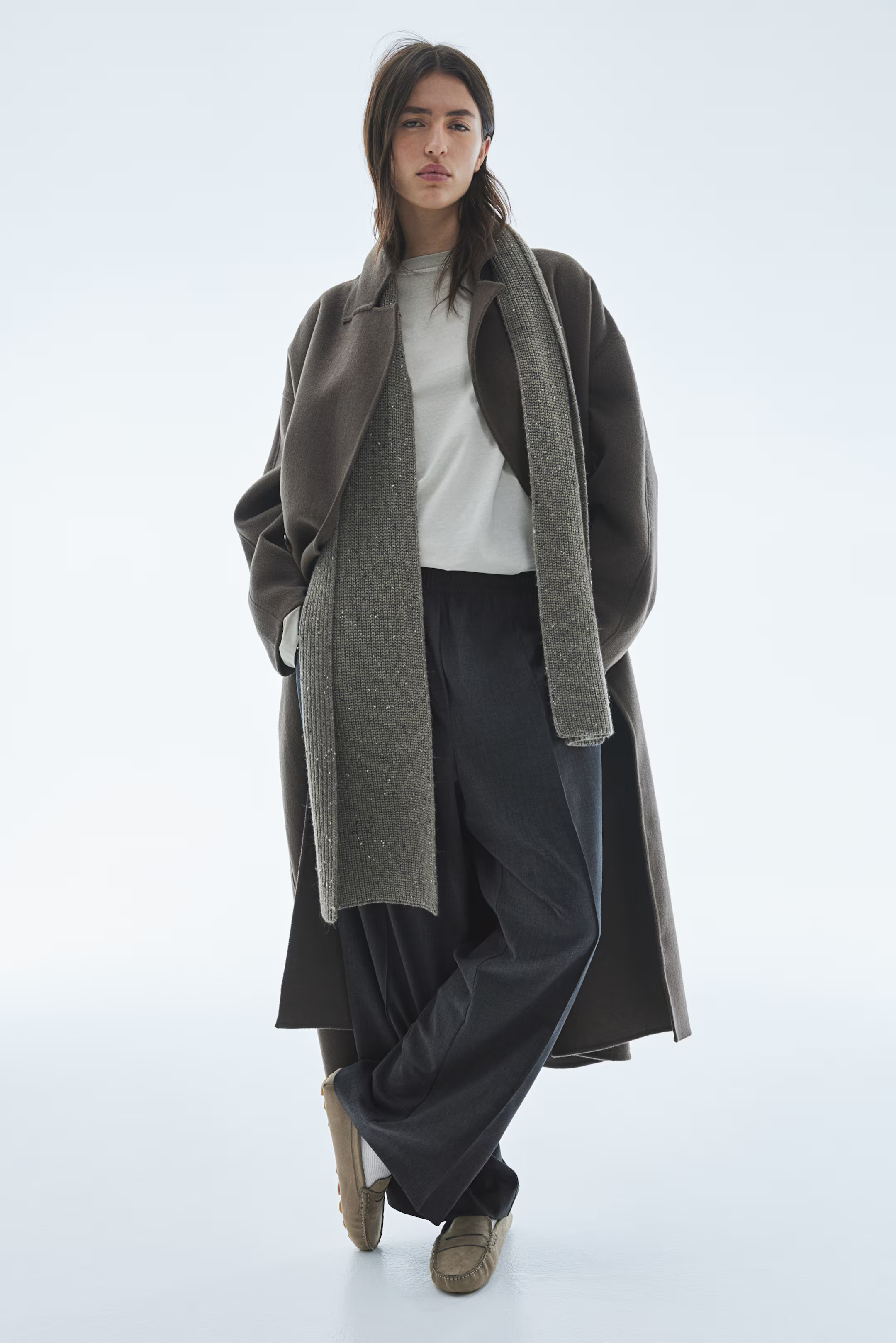 Wide Crease-Detail Pants | H&M (US + CA)