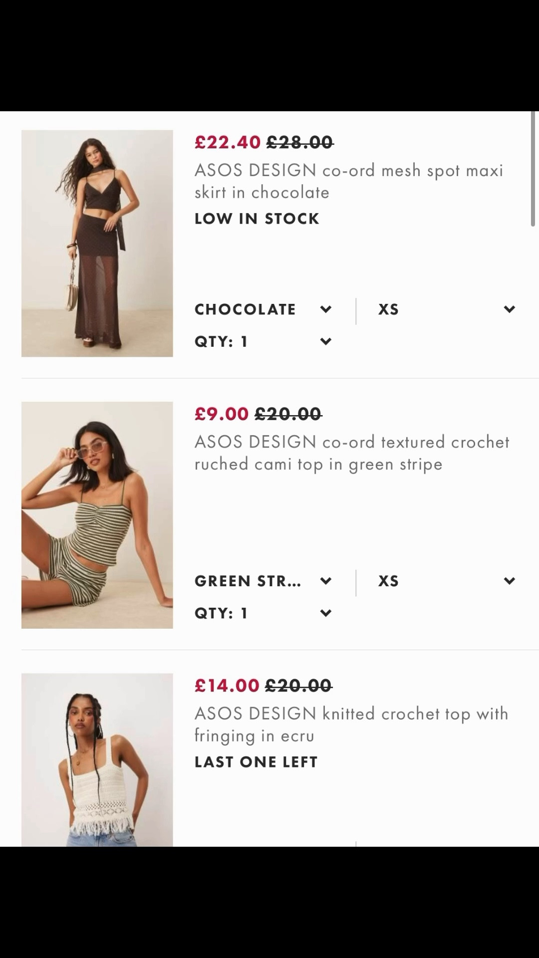 My ASOS Basket - ALL UNDER £20!!🤍🤍 

#LTKsummer