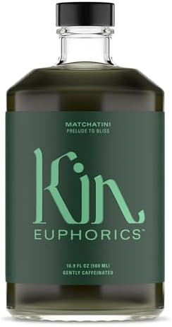 Kin Euphorics Matchatini | Non-Alcoholic Matcha Cocktail | Adaptogens, Nootropics, Botanicals | V... | Amazon (US)