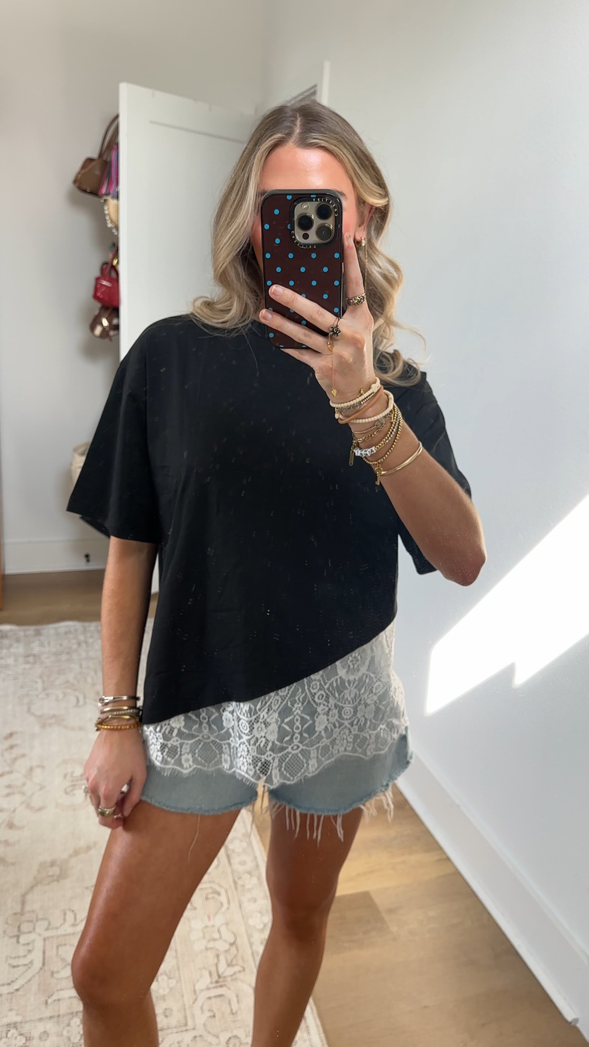 Amazon size small Women's Lace Patchwork Top Summer Daily Relaxed Fit Drop Shoulder Short Sleeve Blouse Casual Weekend T-Shirt

#LTKSaleAlert #LTKootd #LTKSeasonal