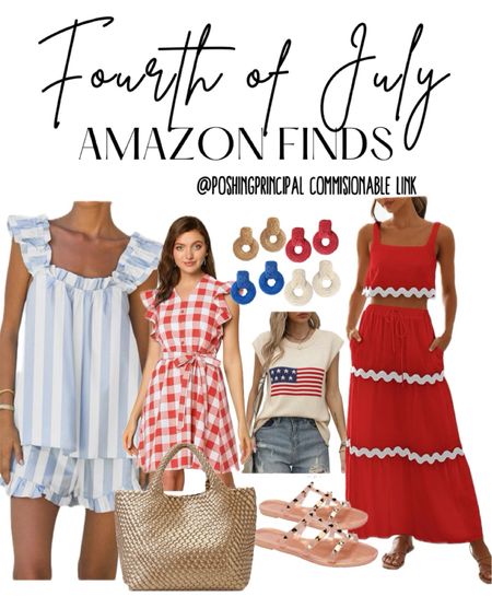 🎆 Check out these fantastic Fourth of July finds from Amazon! 🇺🇸 Don’t have time to shop but need something new? I got you!! 💥

I will have them linked on my LTK @poshingprincipal. Happy shopping and enjoy the celebrations! 🎉🛍️

---

#FourthOfJuly #FourthOfJulyOutfit #AmazonFinds #AmazonFashion #HolidayStyle #July4thFashion #LTKHoliday #LTKFinds #PatrioticStyle #RedWhiteAndBlue #SummerFashion #FestiveFashion #HolidayOutfit #LTKSeasonal #FashionDeals #AmazonPrime #QuickFashion #HolidayShopping #CelebrateInStyle #FashionInspo

---

- Fourth of July finds
- Amazon holiday fashion
- Patriotic outfits
- Red, white, and blue fashion
- Quick shopping for July 4th
- Festive holiday clothing
- Amazon fashion deals
- Summer holiday outfits
- LTK holiday finds
- Fourth of July style


#LTKFindsUnder50 #LTKSeasonal #LTKStyleTip