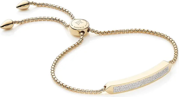 Monica Vinader Baja Skinny Pavé Diamond Bracelet | Nordstrom | Nordstrom