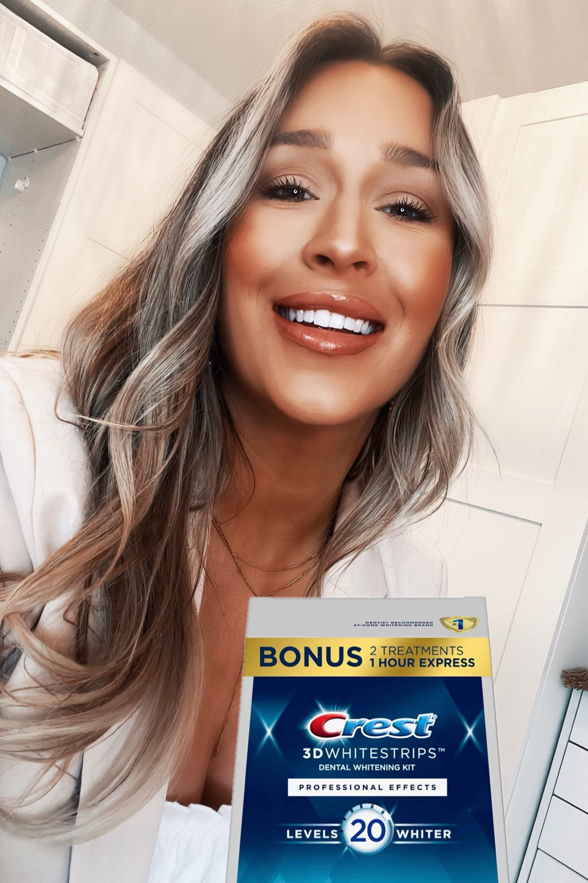 Literally the best whitening strips. I always get asked which ones I use and it has to be this specific ones from crest... Professional Effects. None of the other ones work as well for me! 



#LTKGiftGuide #LTKSeasonal #LTKSpringSale