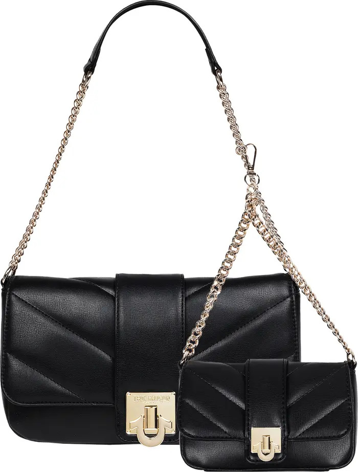 True Religion Quilted Flap Shoulder Bag & Mini Bag Set | Nordstromrack | Nordstrom Rack