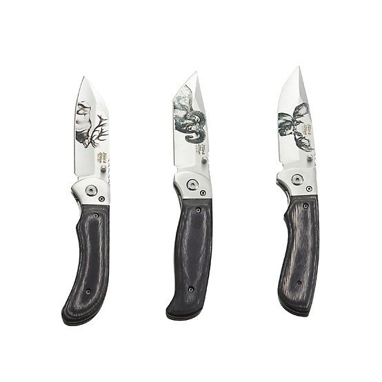 New!Field & Stream  Pakkawood Handle Folding Knives, 3-Pack | Tractor Supply