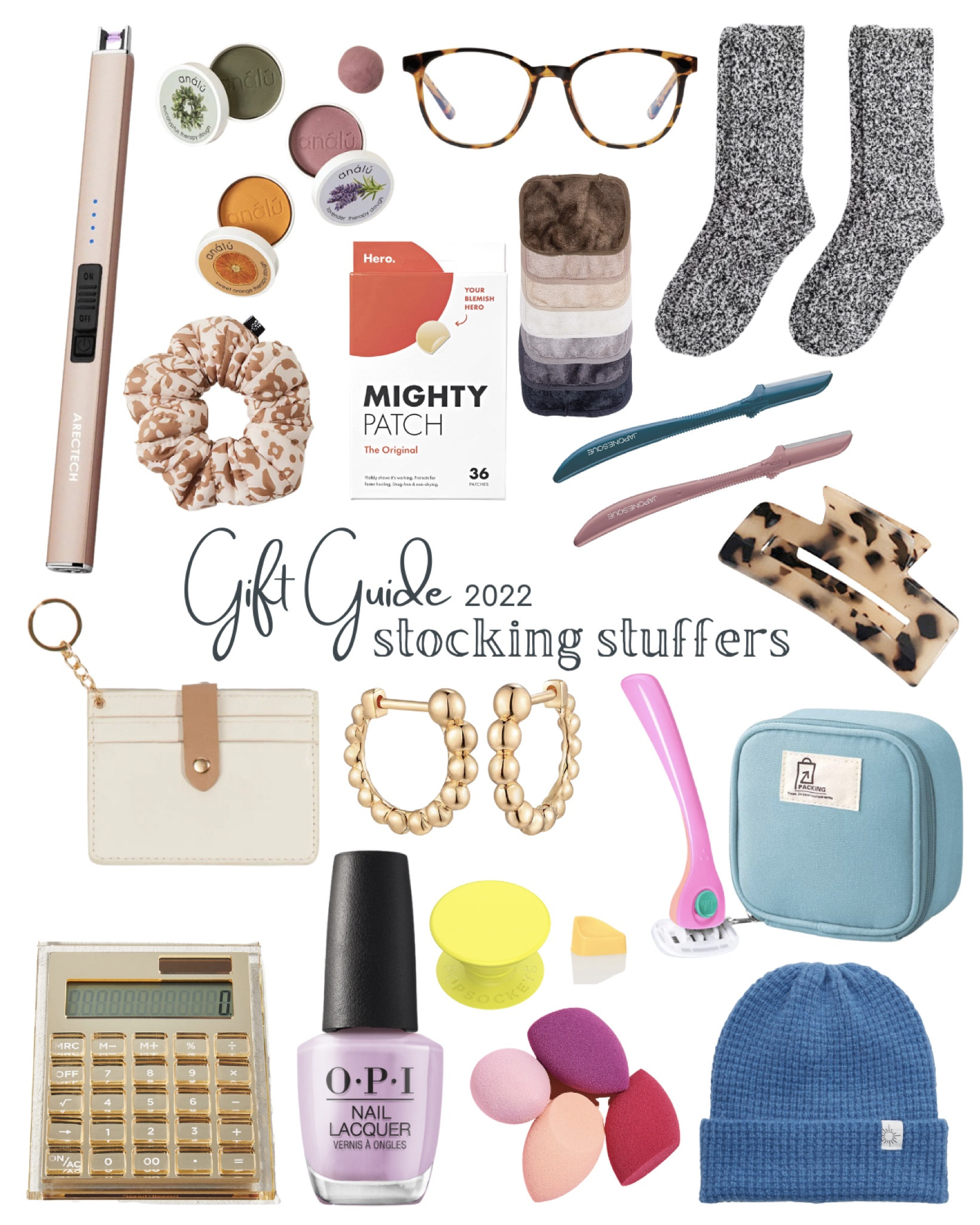 Stocking stuffers, fuzzy socks, little hoop earrings, wallet, Billie razors, nail polish. #stockingstuffers

#LTKHoliday #LTKSeasonal #LTKGiftGuide