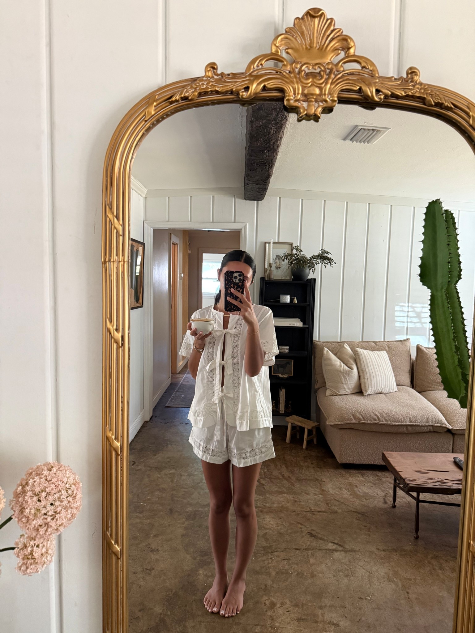 Wearing a size small 