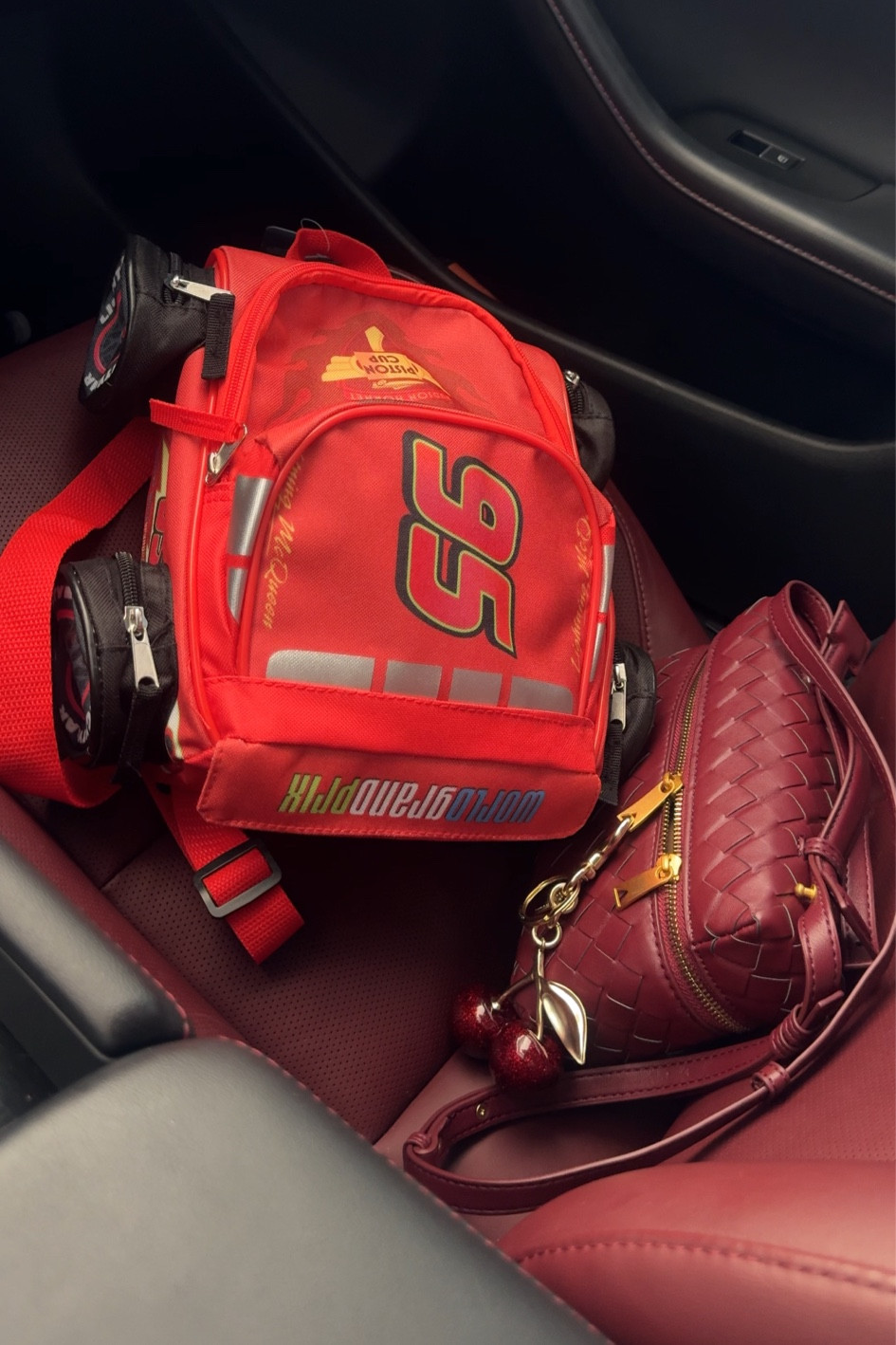 Cutest cars backpack 🏎️🏁❤️

#LTKKids