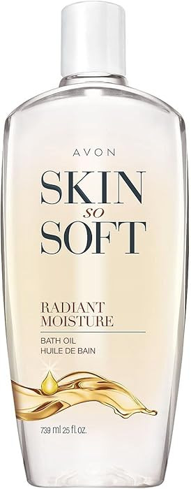 Skin So Soft Radiant Moisture Bath Oil, Bonus Size 25 fl oz – with Argan Oil, Silk Proteins & I... | Amazon (US)