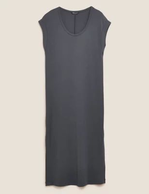 Jersey Round Neck Midaxi Column Dress | Marks & Spencer (UK)