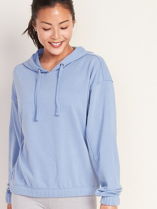 Loose-Fit French-Terry Hoodie for Women | Old Navy (US)