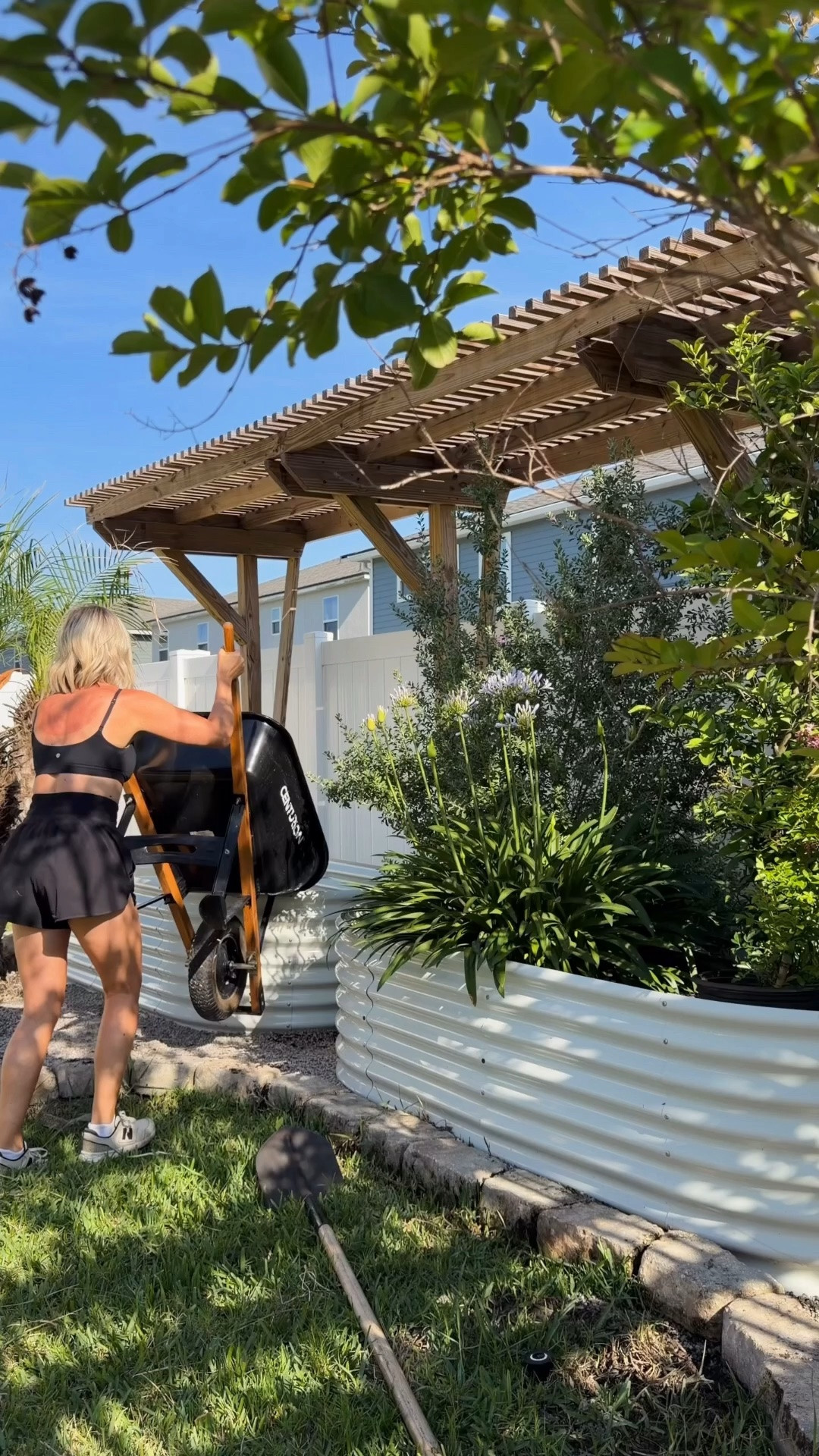 Our backyard 🌿🪴🌸🤎 some planters have been collected over the years. Also HomeGoods is another place to find planters.

#LTKSeasonal #LTKActive #LTKHome