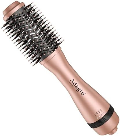 Adagio California Blowout Brush: 2-in-1 Hot Air Brush Styler and Dryer - Negative Ion Round Brush... | Amazon (US)