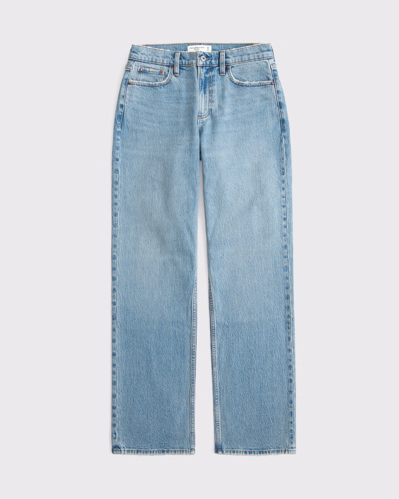 Curve Love Low Rise Baggy Jean | Abercrombie & Fitch (US)