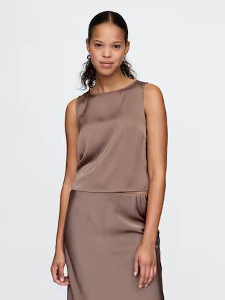 Recycled Satin Shell Tank | Gap (US)