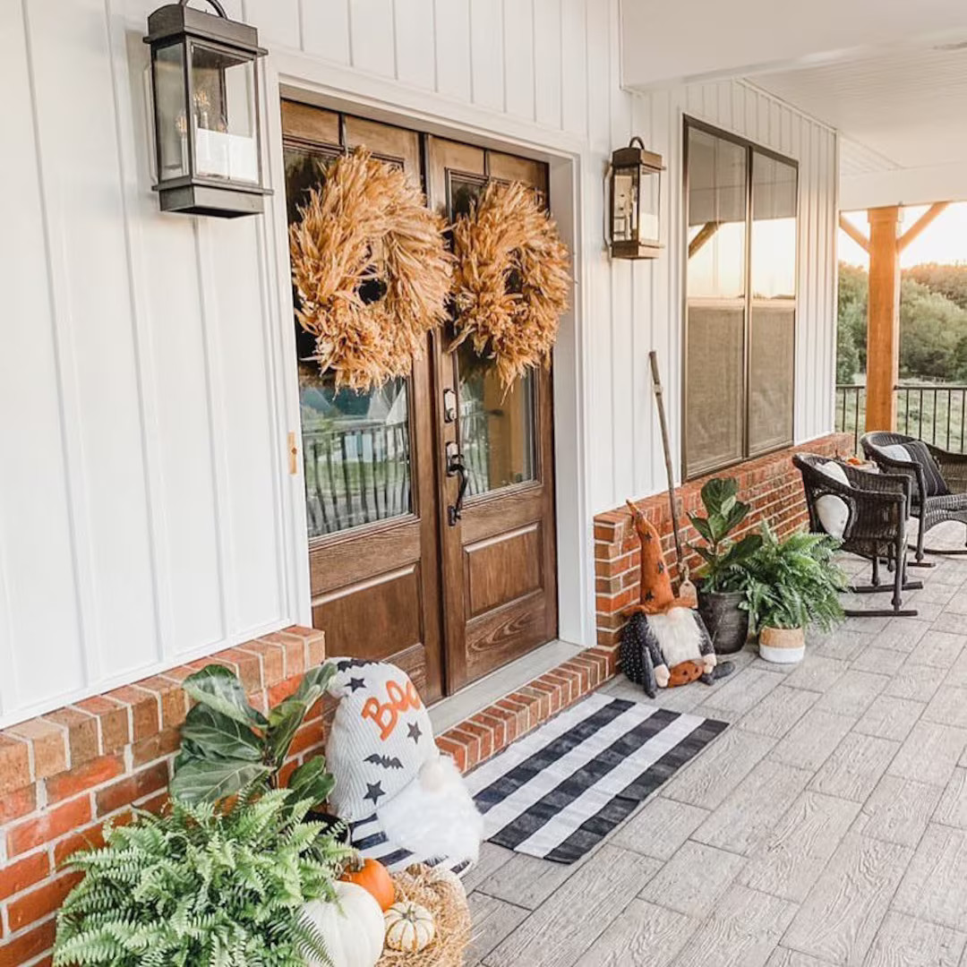 Corn Shuck Wreath - Fall Corn Shuck Wreath - Farmhouse Wreath - Fall Wreath - Farm Wreath - Etsy | Etsy (US)