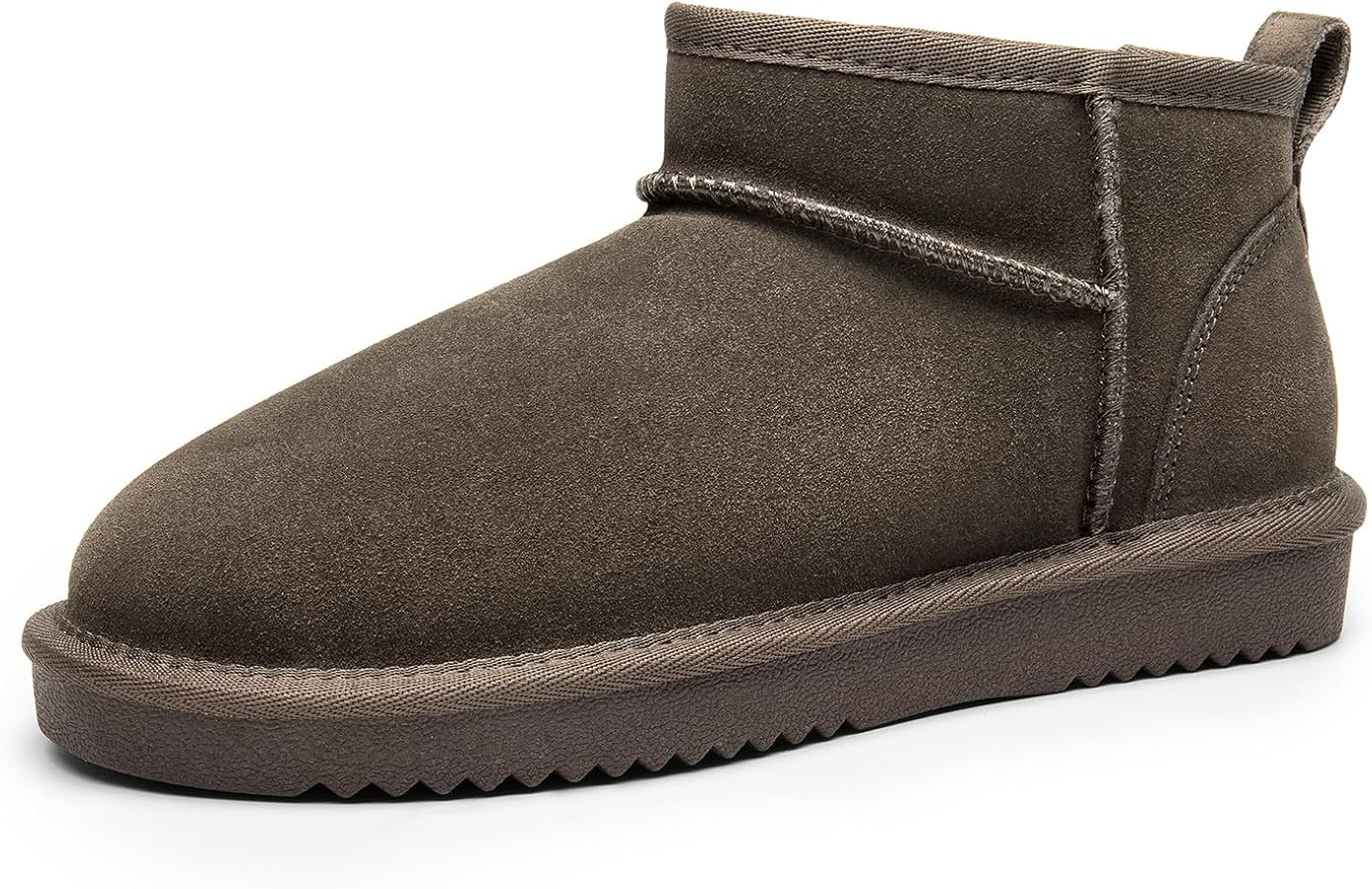 DREAM PAIRS Ankle Winter Mini Boots for Women Genuine Suede Faux Fur Lining Water Resistant Warm ... | Amazon (US)