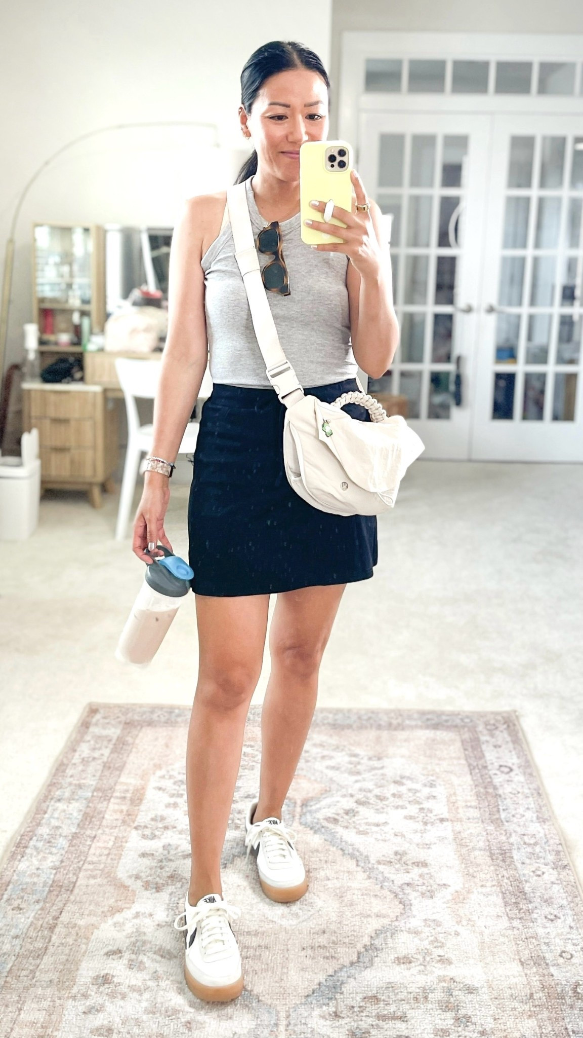 Size small in everything and shoes are true to size 

#LTKSeasonal #LTKOver40 #LTKFindsUnder100