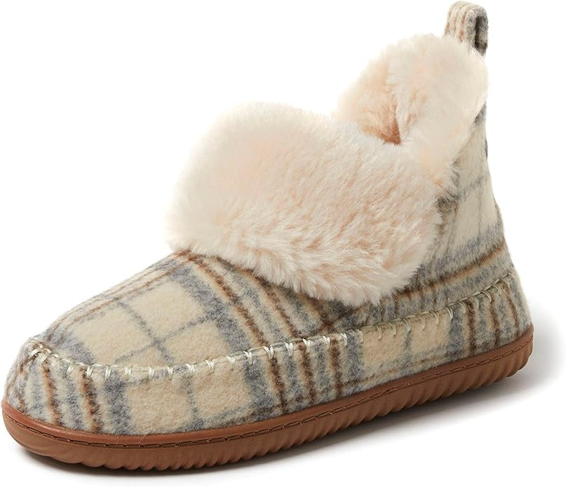 Dearfoams Women's Alpine Moritz Outdoor Arch Support House Shoe Bootie Slipper | Amazon (US)