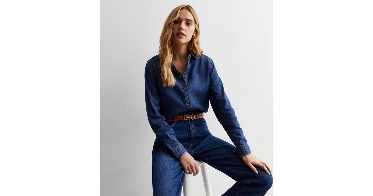 Blue Denim Shirt | New Look | New Look (UK)