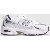 New Balance 530 Trainers in White & Silver | Schuh