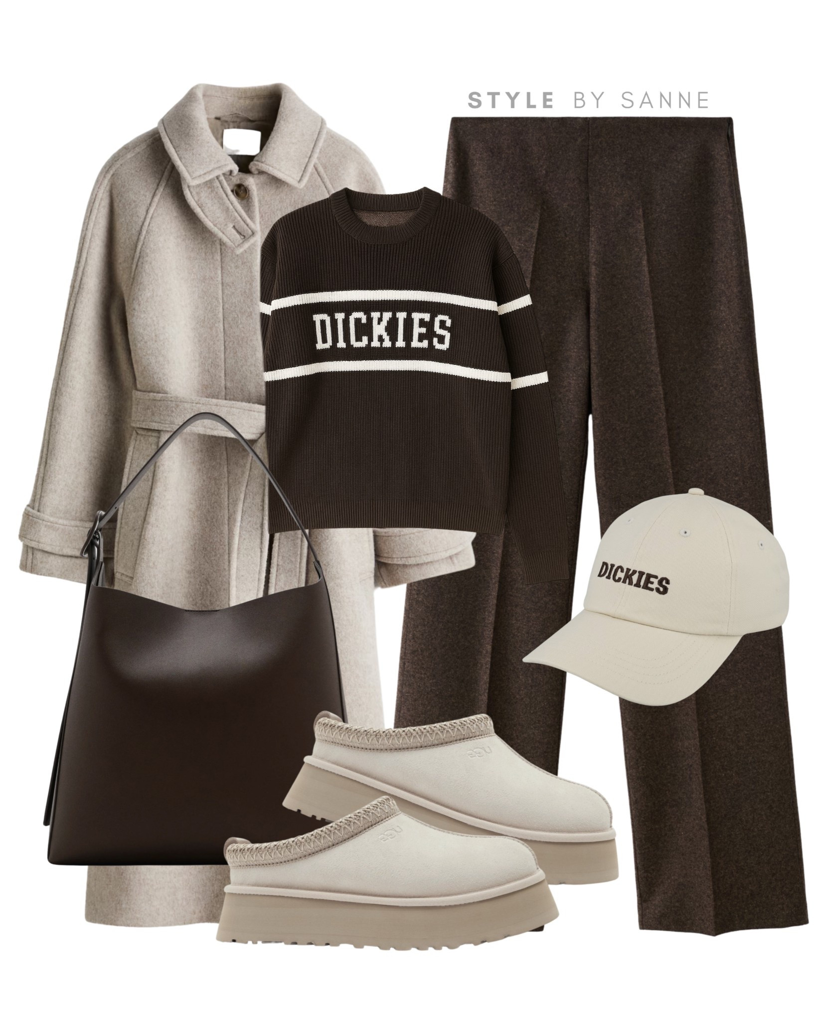 Sporty neutrals meet modern comfort ☕️
A wool coat with matching trousers and a logo knit for that laid-back off-duty vibe. Finished with cream UGGs and a tonal cap for a cozy fall edit.
Tap to shop all pieces now! ✨


#LTKwinter #LTKworkwear #LTKautumn