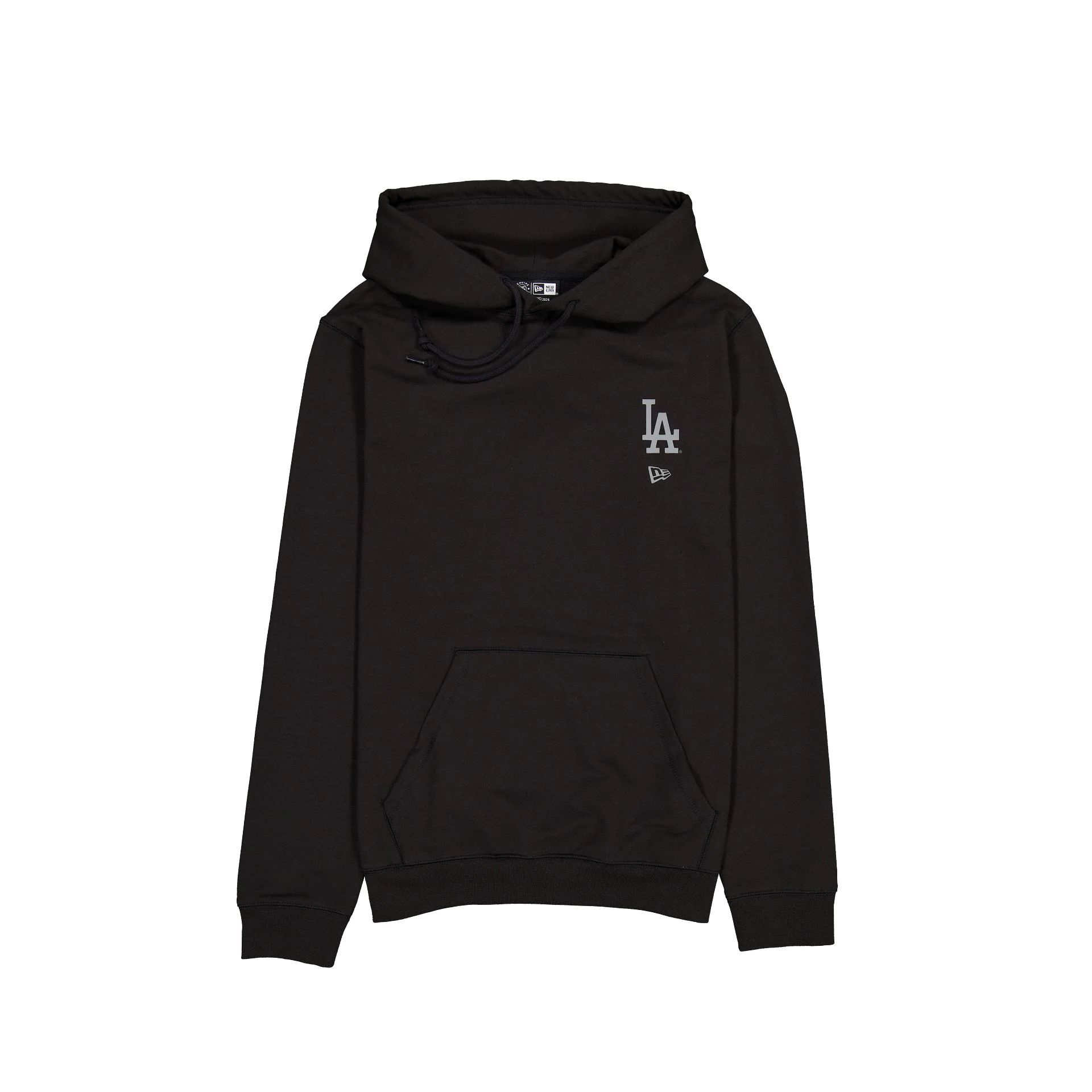 Los Angeles Dodgers Logo Essentials Tonal Black Hoodie | New Era