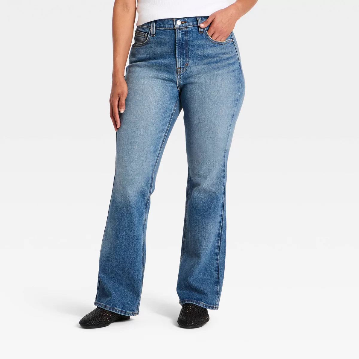 Women's Mid-Rise Bootcut Jeans - Universal Thread™ Medium Wash 6 | Target