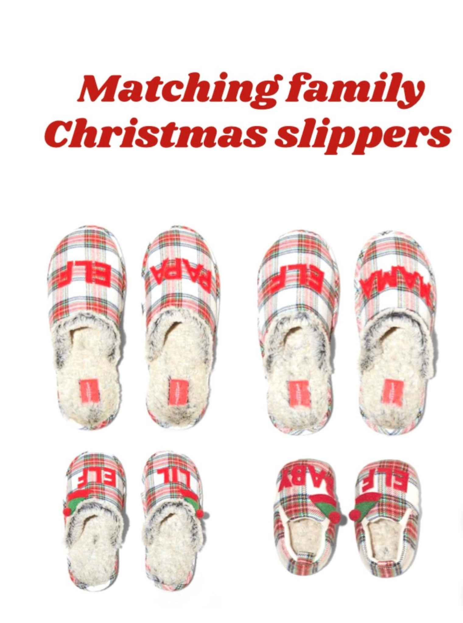 The cutest Christmas slippers ever!! #tartan #familyMatching #christmasslippers #matching #christmasinspo 

#LTKSeasonal #LTKHoliday #LTKunder50