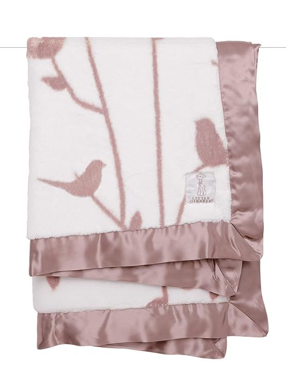 Little Giraffe Luxe Birdsong Baby Blanket | Amazon (US)