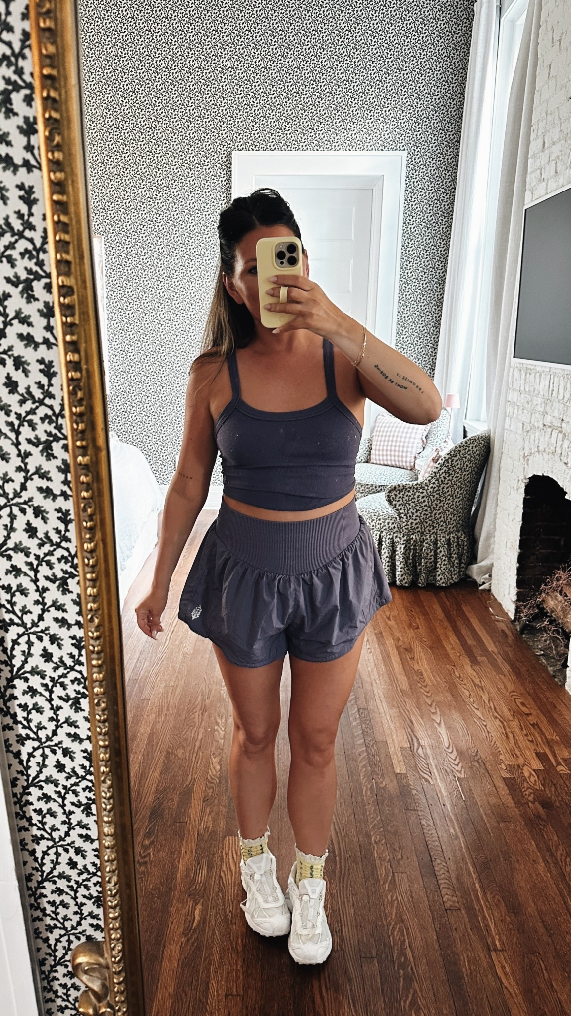 Fave workout set 🦋 color is Graphite, wearing a Medium in both!

#LTKootd #LTKActive