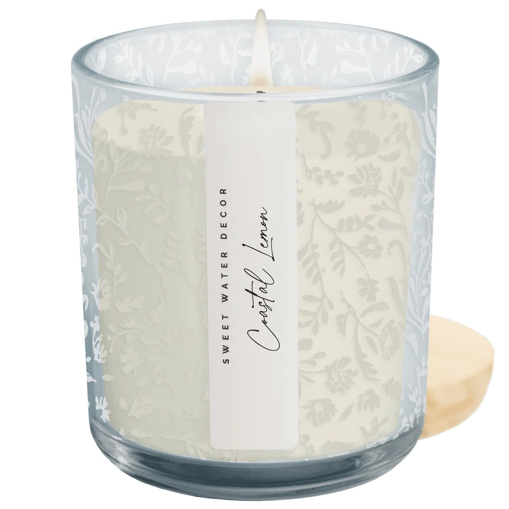 Coastal Lemon Soy Candle | Refreshing Lemon Candle for Home | Sweet Water Decor, LLC