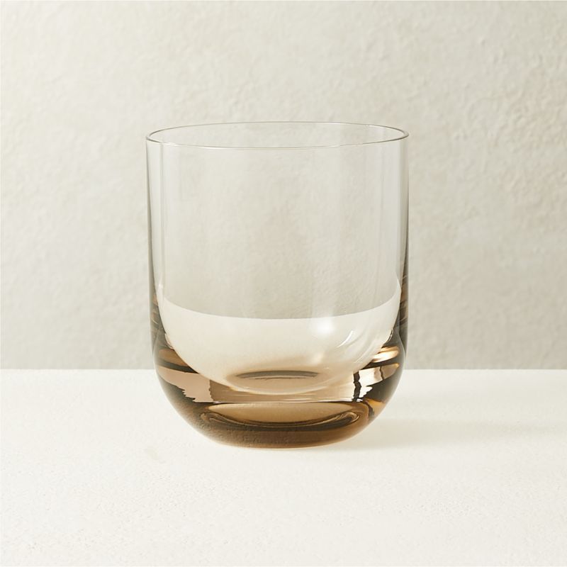 Duval Smoke Double Old-Fashioned Glass | CB2 | CB2