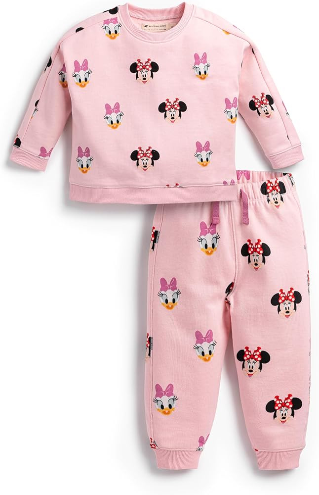 monica + andy unisex-child Organic Sporty Sweatsuit | Amazon (US)