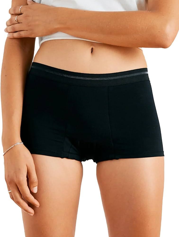 ooia Period Underwear - Shorty Black - This Women's Menstrual Underwear Holds Up To 6 Tampons - H... | Amazon (DE)