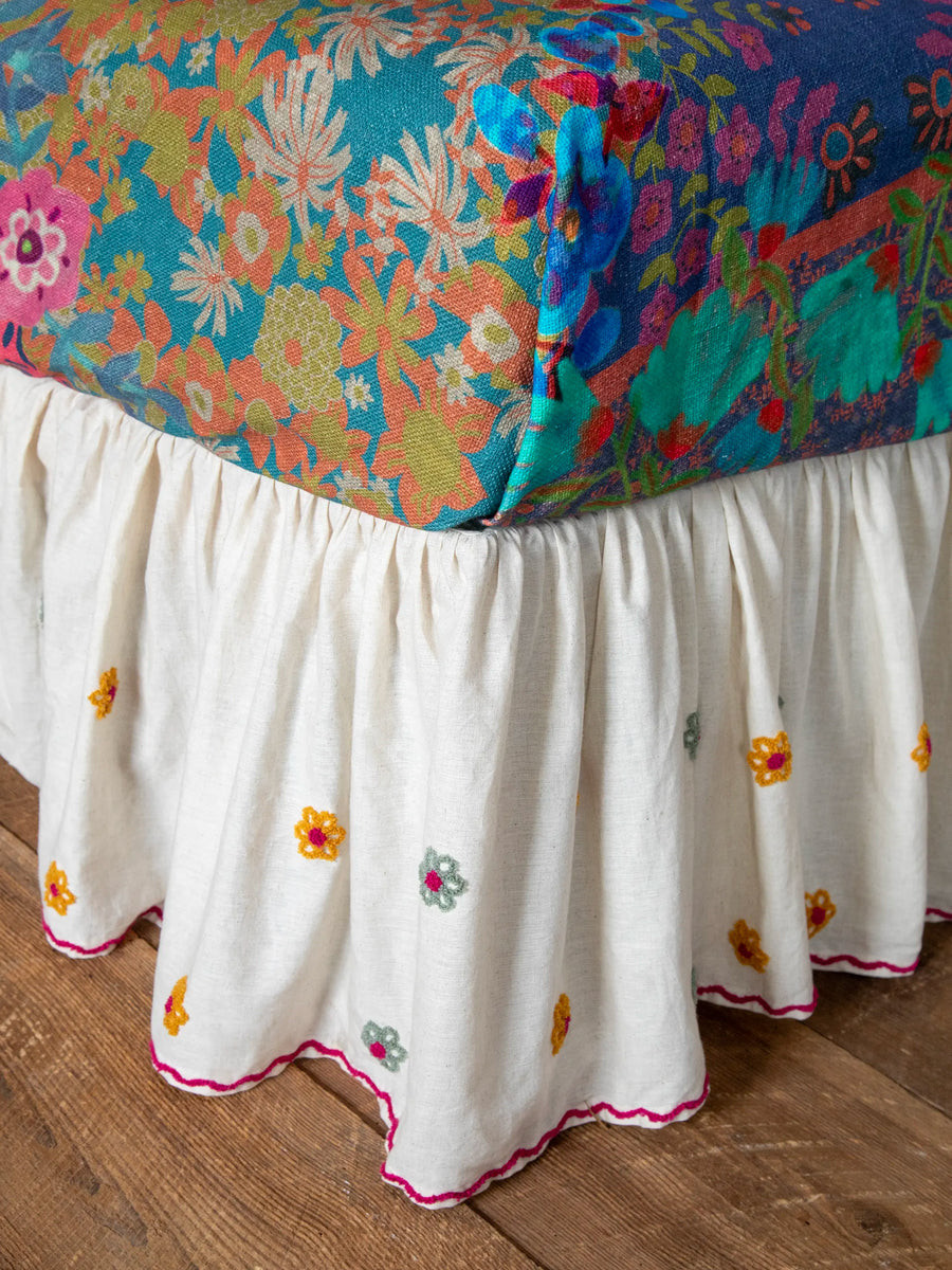 Goes With Everything Tufted Bed Skirt | Natural Life