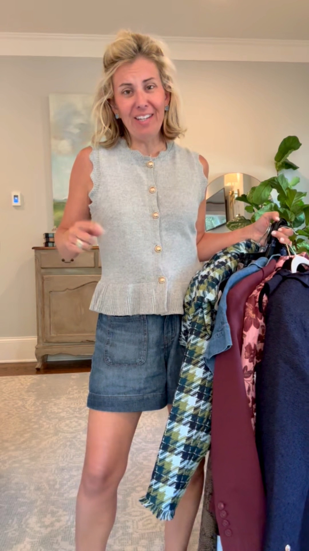 Wow Wally World…literally wow! 
Sizing:
Tops - xs 
Jackets - xs
Blazer - xs (need small)
Dresses - xs
Tweed Skirt - 2
Scubaknit Pants - small

#LTKSeasonal #LTKstorytime #LTKOver40