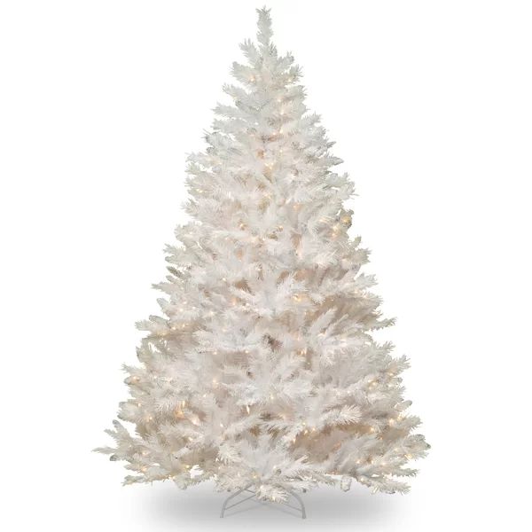 6' White Pine Artificial Christmas Tree with 350 Clear Lights | Wayfair North America